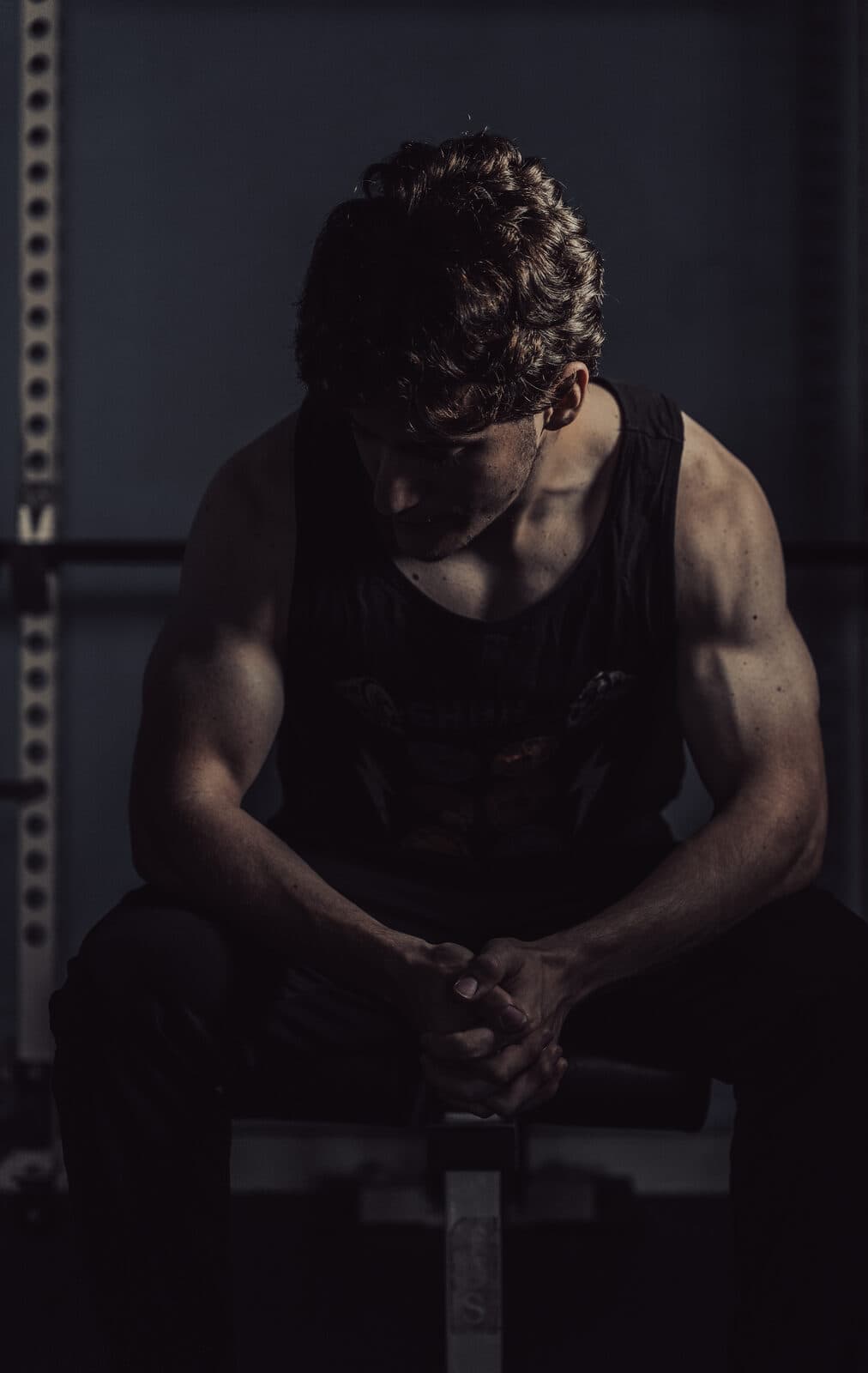 gym quiet before the lift
